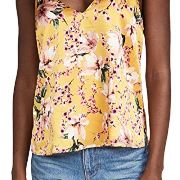 CAMI NYC Floral Silk Top - Picture 1 of 5